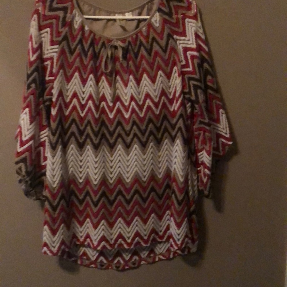 Tacera 3/4 sleeve blouse